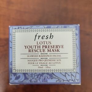 Fresh Lotus Youth Preserve Rescue Mask - Seaweed Radiance 1 Oz NIB